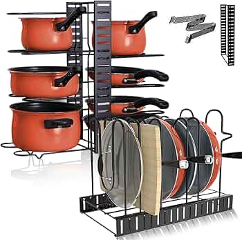 Organizador de ollas 8 niveles