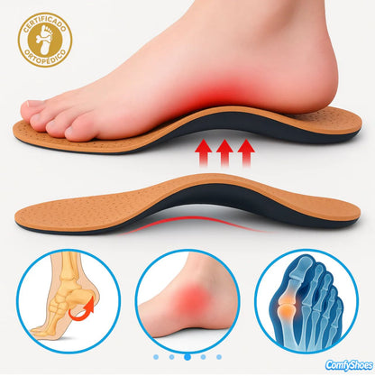 PLANTILLAS ORTOPEDICAS ALIVIA DOLOR DE PIES Y FASCITIS PLANTAR (LLEVA 2 PAGA 1)