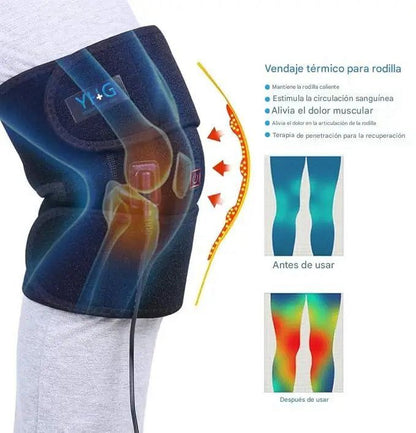 Rodillera termica PRO-Descansa y alivia el Dolor rapidamente.