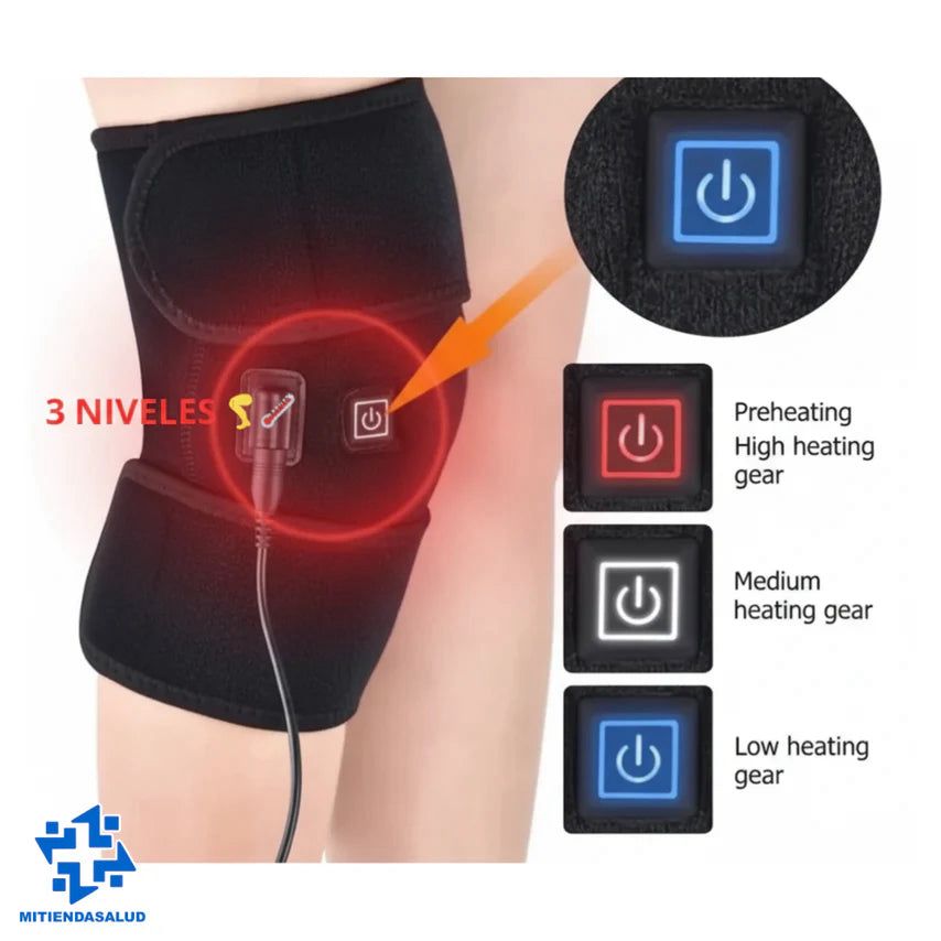 Rodillera termica PRO-Descansa y alivia el Dolor rapidamente.