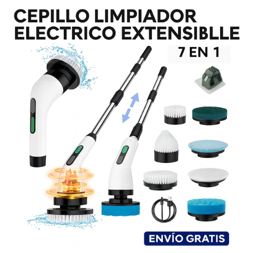 Cepillo De Limpieza Electrico 7 En 1