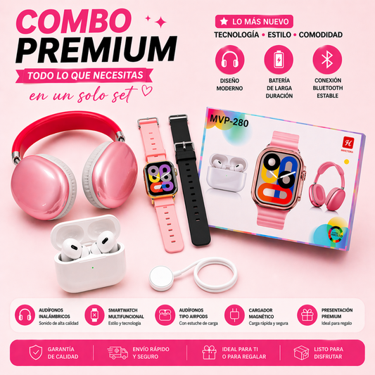 Todo En Uno🔥Más que un reloj un combo completo de tecnología
